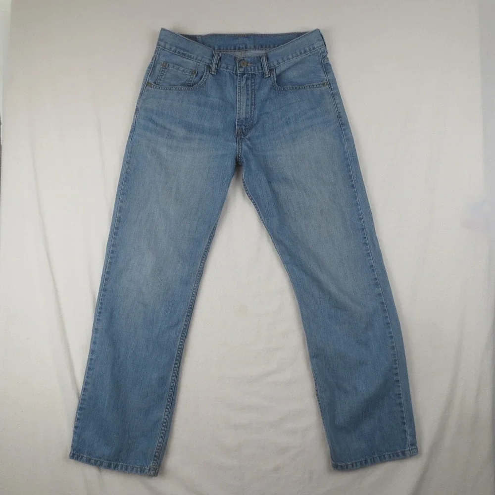 Levis 505 Jeans Boys 29x29 (Actual 30x28) Blue Regular Fit Straight Leg Denim